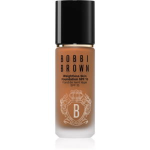 Bobbi Brown Weightless Skin Foundation SPF 15 tartós alapozó hidratáló hatással árnyalat Cool Almond 30 ml-Ár