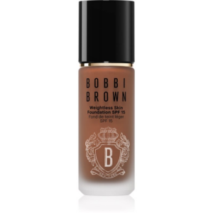 Bobbi Brown Weightless Skin Foundation SPF 15 tartós alapozó hidratáló hatással árnyalat Cool Walnut 30 ml-Ár