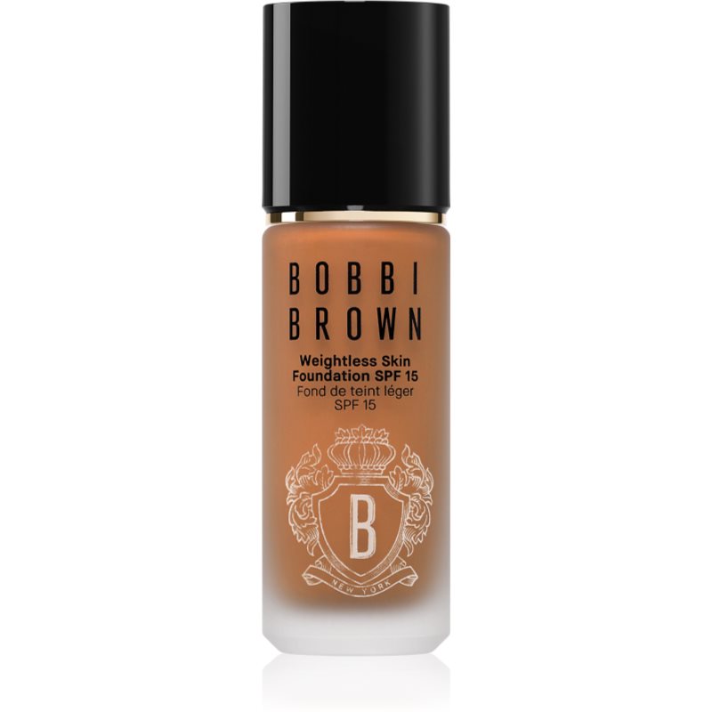 Bobbi Brown Weightless Skin Foundation SPF 15 tartós alapozó hidratáló hatással árnyalat Golden Almond 30 ml-Ár