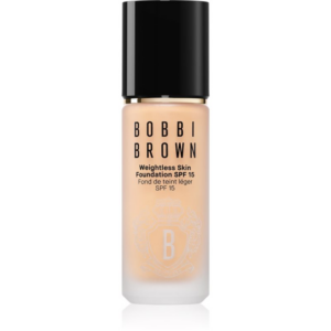 Bobbi Brown Weightless Skin Foundation SPF 15 tartós alapozó hidratáló hatással árnyalat Natural 30 ml-Ár
