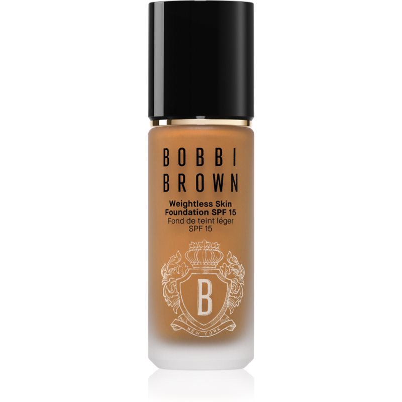 Bobbi Brown Weightless Skin Foundation SPF 15 tartós alapozó hidratáló hatással árnyalat Neutral Almond 30 ml-Ár