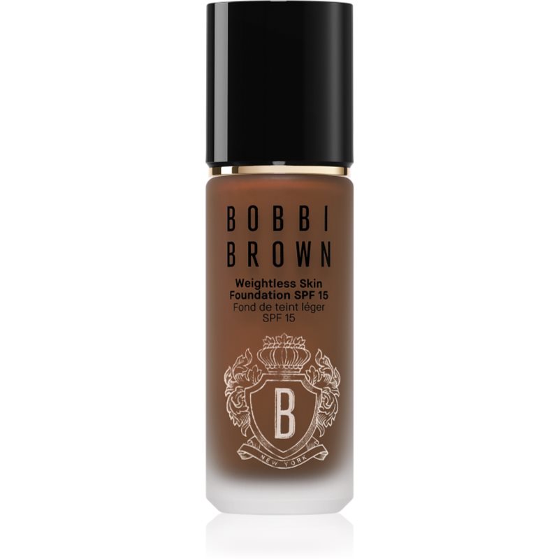 Bobbi Brown Weightless Skin Foundation SPF 15 tartós alapozó hidratáló hatással árnyalat Neutral Chestnut 30 ml-Ár