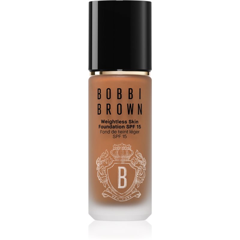 Bobbi Brown Weightless Skin Foundation SPF 15 tartós alapozó hidratáló hatással árnyalat Neutral Walnut 30 ml-Ár