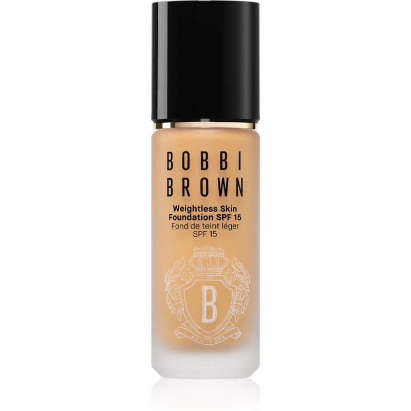 Bobbi Brown Weightless Skin Foundation SPF 15 tartós alapozó hidratáló hatással árnyalat Warm Honey 30 ml-Ár