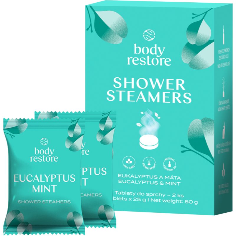 Body Restore Eucalyptus & Mint zuhanytabletták 2x25 g-ár