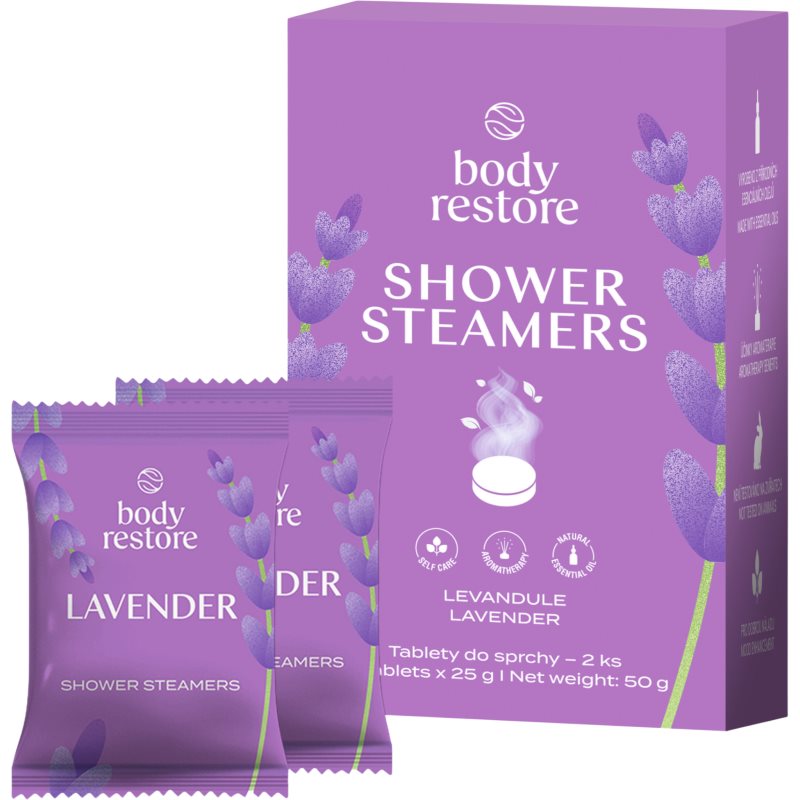 Body Restore Lavender zuhanytabletták 2x25 g-ár