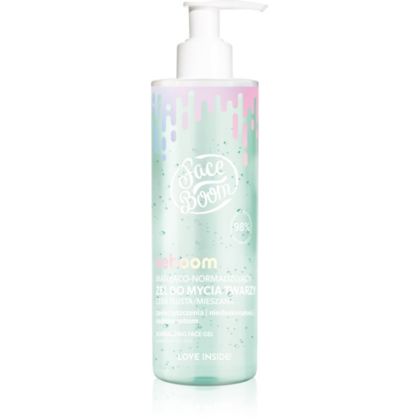 BodyBoom FaceBoom Seboom mattító tisztító gél kombinált és zsíros bőrre 200 ml-Ár