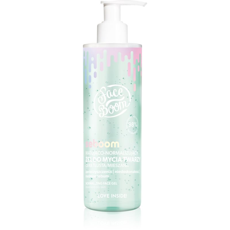 BodyBoom FaceBoom Seboom mattító tisztító gél kombinált és zsíros bőrre 200 ml-Ár