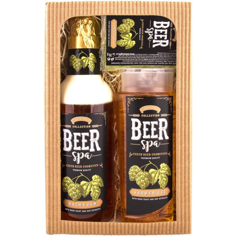 Bohemia Gifts & Cosmetics Beer Spa ajándékszett fürdőbe uraknak