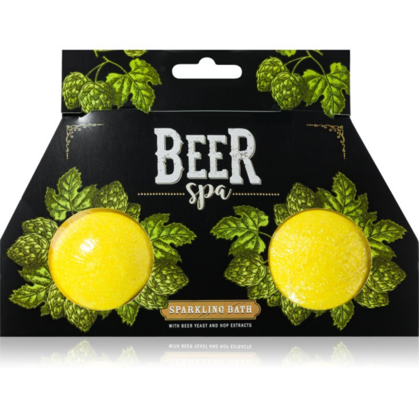 Bohemia Gifts & Cosmetics Beer Spa szénsavas fürdő golyók 2x100 g-ár