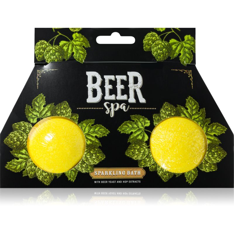 Bohemia Gifts & Cosmetics Beer Spa szénsavas fürdő golyók 2x100 g-ár