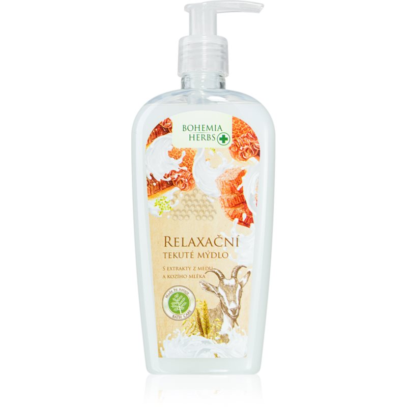 Bohemia Gifts & Cosmetics Bohemia Herbs Honey & Goat Milk folyékony szappan 300 ml-Ár
