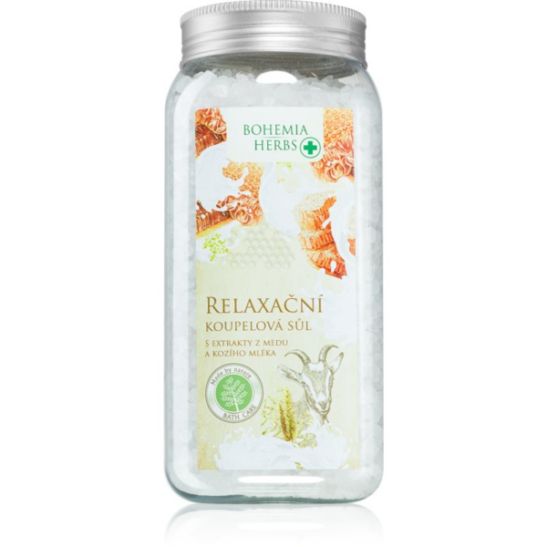 Bohemia Gifts & Cosmetics Bohemia Herbs Honey & Goat Milk fürdősó 900 ml-Ár