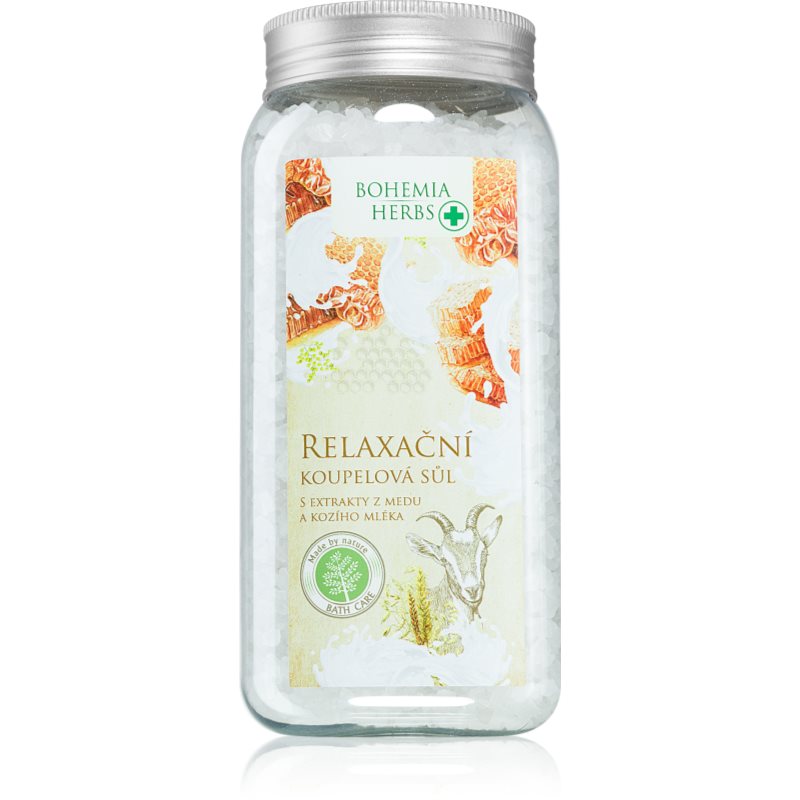 Bohemia Gifts & Cosmetics Bohemia Herbs Honey & Goat Milk fürdősó 900 ml-Ár