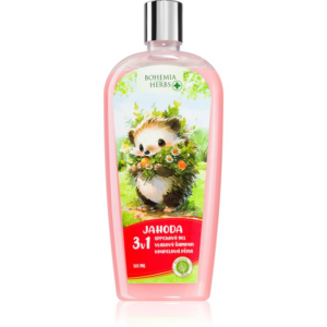 Bohemia Gifts & Cosmetics Bohemia Herbs Strawberry buborékos fürdő és tisztító gél 500 ml-Ár