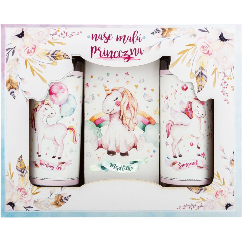 Bohemia Gifts & Cosmetics Unicorn ajándékszett kádba való gyermekeknek-ár