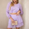 Boho dress purple