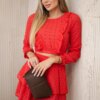 Boho dress red