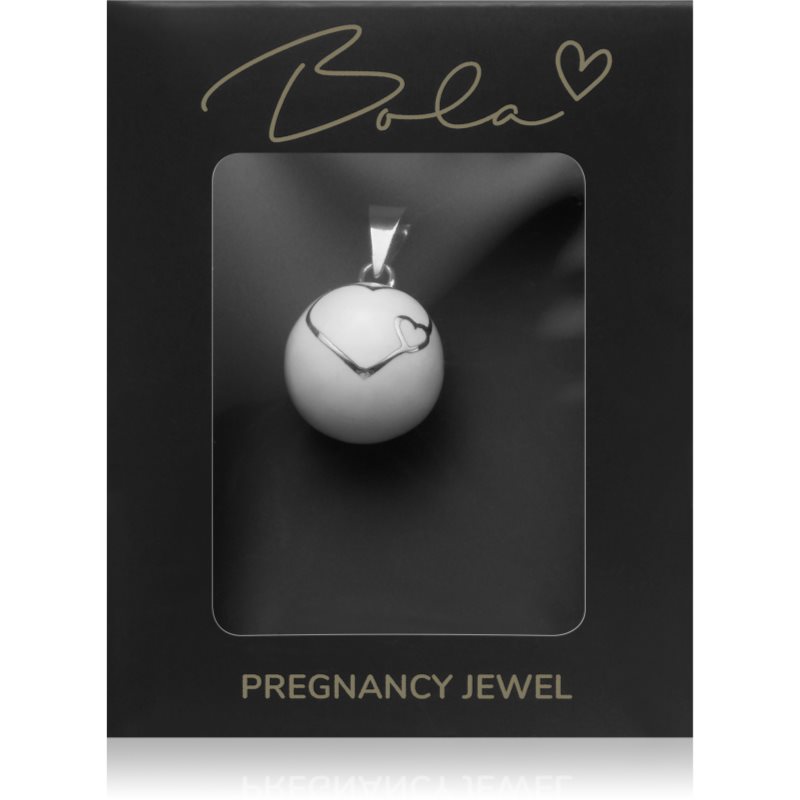 Bola ESSENTIALS Double Hearts terhességi csengő White 1 db