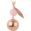 Bola FANTASY Rose Gold Pearl Leaf terhességi csengő 1 db-Ár