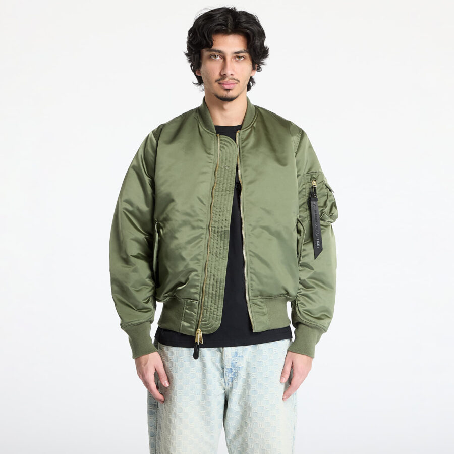 Bomber Alpha Industries MA-1 Base Flight Jacket Sage Green XL-alacsony-ár