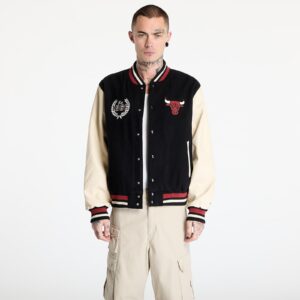 Bomber New Era Chicago Bulls NBA Lifestyle Varsity Jacket UNISEX Black M-alacsony-ár