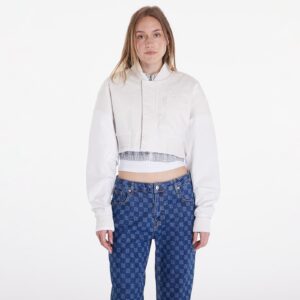 Bomber Nike Sportswear Destroyer Women's Cropped Canvas Jacket Phantom/ Summit White/ Summit White XS-alacsony-ár
