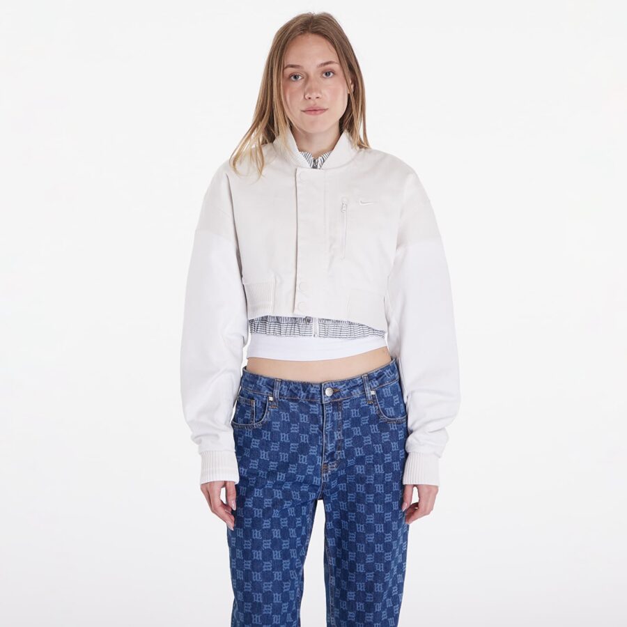 Bomber Nike Sportswear Destroyer Women's Cropped Canvas Jacket Phantom/ Summit White/ Summit White XS-alacsony-ár