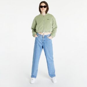 Bomber Nike Sportswear Women's Terry Quilted Jacket Oil Green/ Cargo Khaki M-alacsony-ár