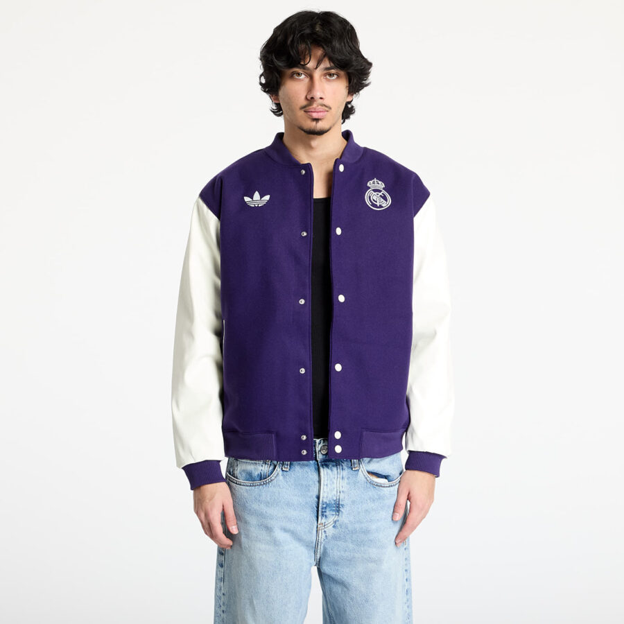 Bomber adidas Real Madrid Chinese New Year Jacket Purple/ Dark Purple S-alacsony-ár