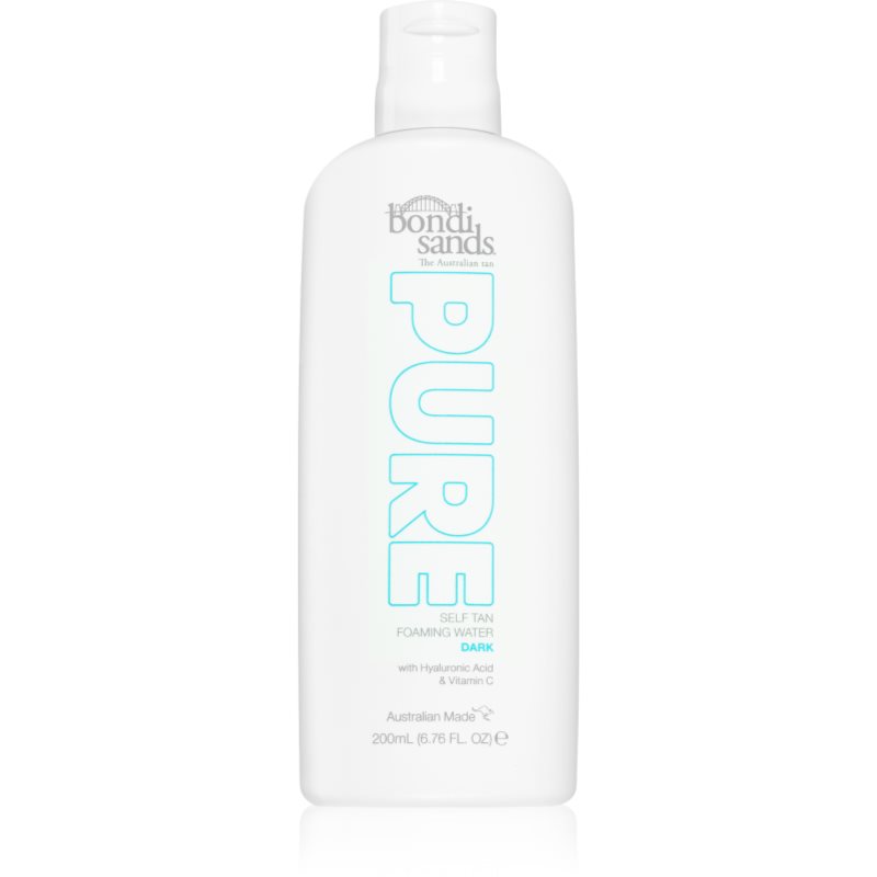 Bondi Sands Pure Self Tan Foaming Water Dark önbarnító hab hidratáló hatással 200 ml-Ár