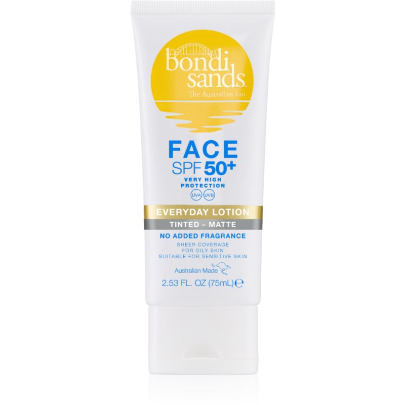 Bondi Sands SPF 50+ Everyday Face Lotion védő tonizáló krém arcra matt hatásért SPF 50+ 75 ml-ár