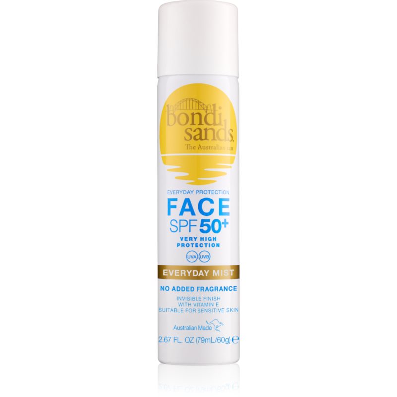 Bondi Sands SPF 50+ Everyday Face Mist védő permet az arcra SPF 50+ 60 g-ár