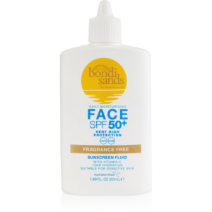 Bondi Sands SPF 50+ Fragrance Free napozó fluid az arcra parfümmentes SPF 50+ 50 ml-Ár