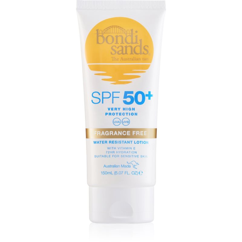 Bondi Sands SPF 50+ Fragrance Free napozó testkrém SPF 50+ parfümmentes 150 ml-Ár