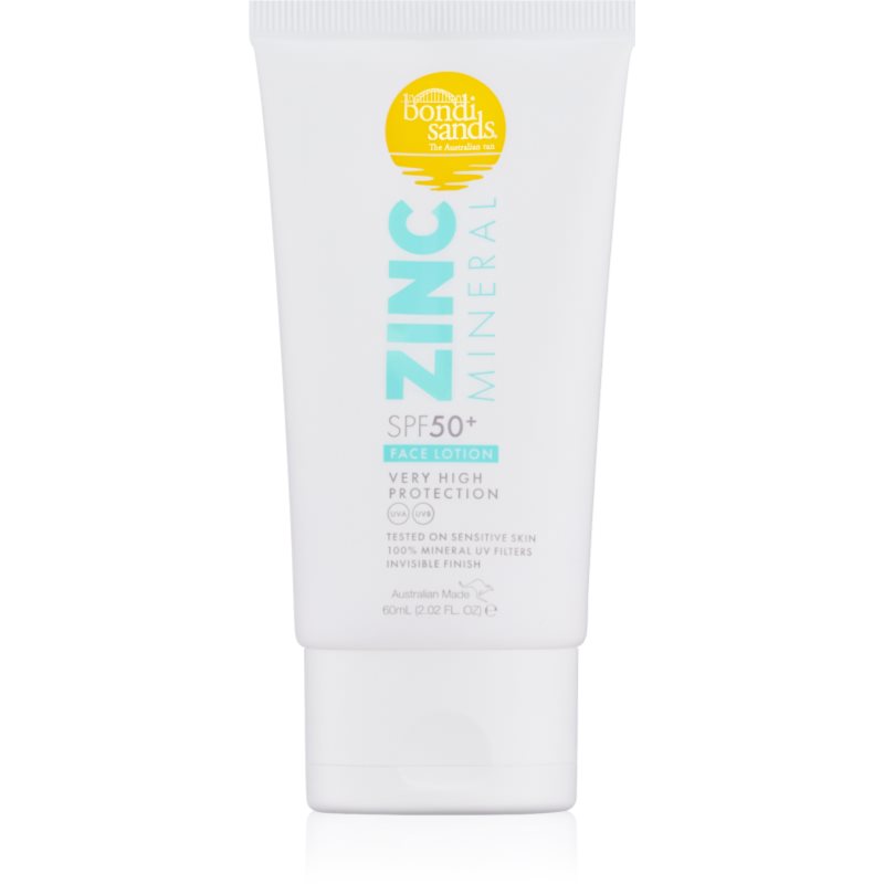 Bondi Sands SPF 50+ Zinc Mineral Face Lotion naptej ásványi szűrővel az arcra SPF 50+ 60 ml-ár