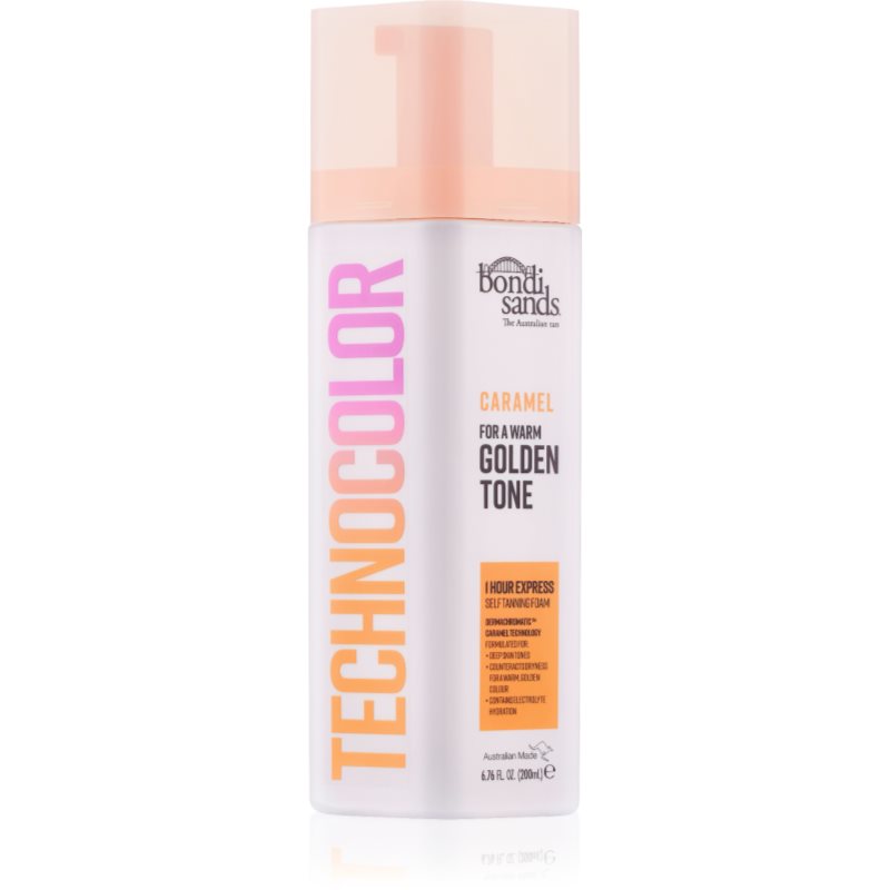 Bondi Sands Technocolor Caramel önbarnító hab árnyalat Warm Hydrated Glow 200 ml-Ár