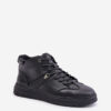Bőr Bélelt Sneakers Csizmák Férfiaknak Lee Cooper Fekete