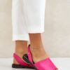 Bőr Slip-On Szandál Fuksziás Zazoo 40327
