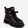 Bőr Trapper Boots Női GOE