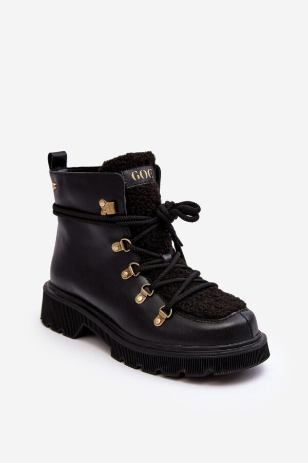 Bőr Trapper Boots Női GOE