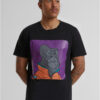 Bored Gorilla Multi Tee black