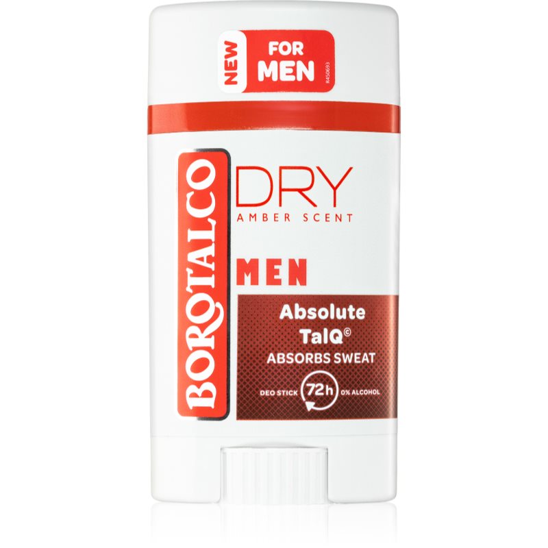 Borotalco MEN Dry izzadásgátló deo stift 72 óra uraknak Amber Scent 40 ml-Ár