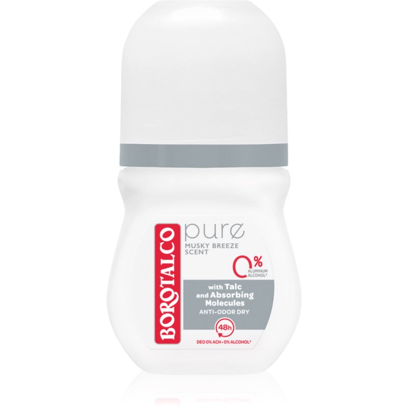 Borotalco Pure golyós dezodor illatok Musky Breeze 50 ml-Eredeti