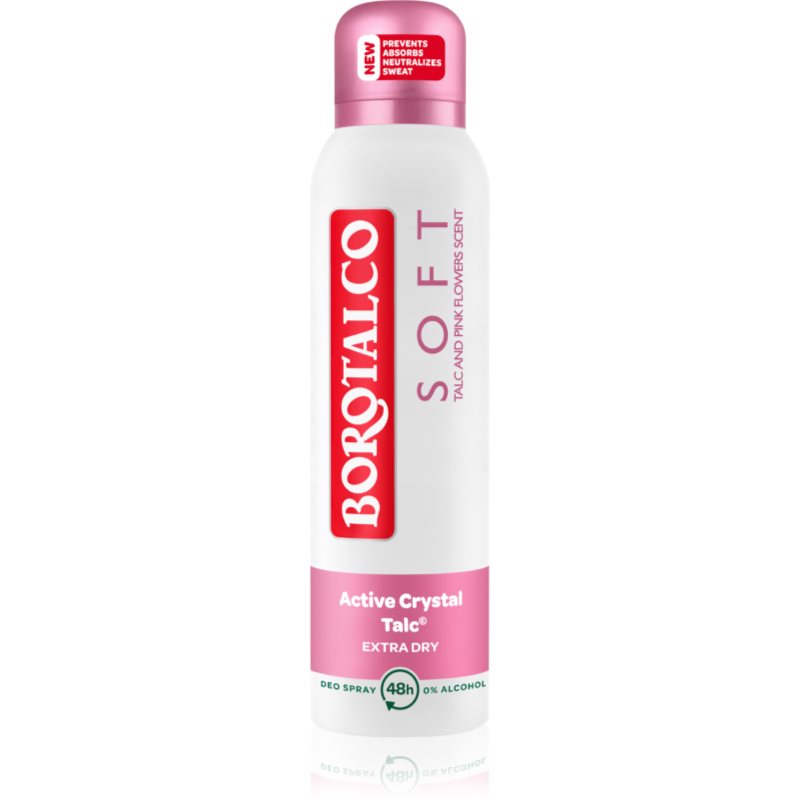 Borotalco Soft Talc & Pink Flower spray dezodor alkoholmentes 150 ml-Ár