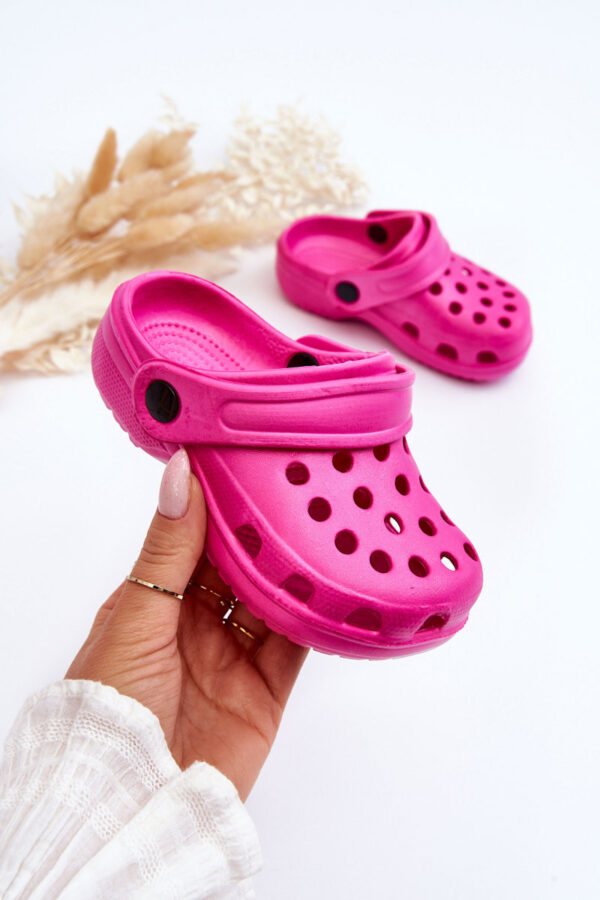 Boto Baby Foam Crocs Slides Pink Percy
