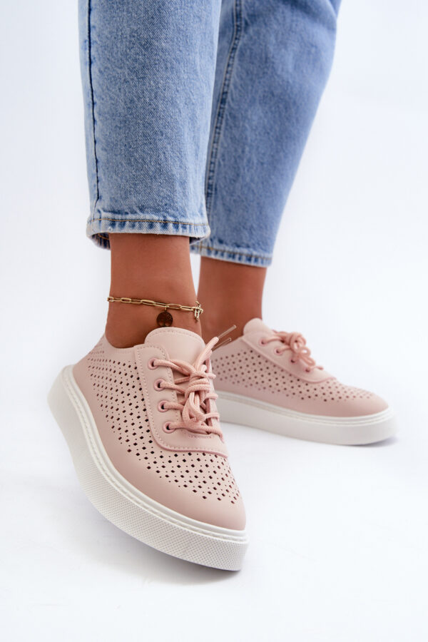 Boto Fűzős Platform tornacipő Pink Tanvi