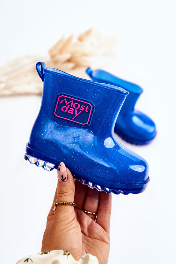 Boto Gyermek Brocade Galoshes Navy Rain
