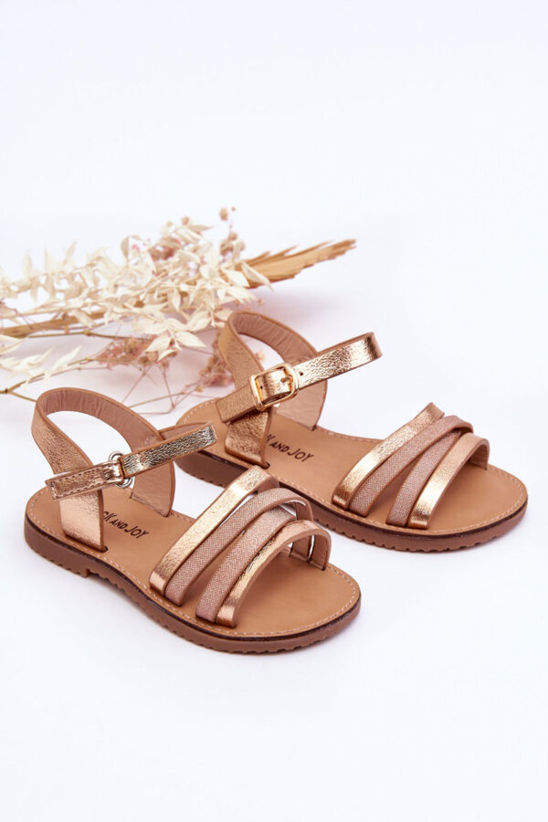 Boto Gyermek szandál pánttal Rose Gold Isla
