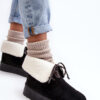 Boto Platform Snow Boots With Fur Black Olimuka